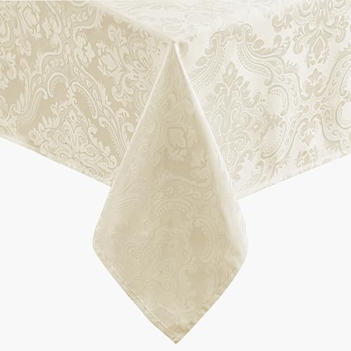 Elrene Nappe damassée, Polyester, Ivoire, 152,4 x 213,4 cm en promo à 14,85€ (-52%) sur Amazon FR