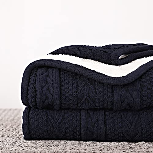Longhui bedding Manta Sherpa de Punto Trenzado acrílico... - Deal Amazon à 27.96€