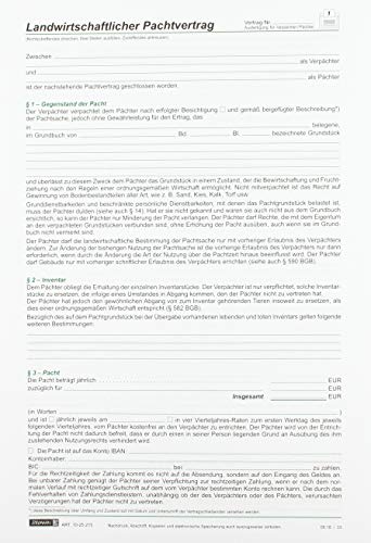 25 X BRUNNEN contratto di affitto agricoltura - Vente Flash Amazon -70%