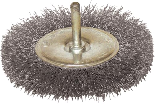 BROSSE CIRCULAIRE D75 FIL 0.30 ACIER ONDULE TIGE DE 6x30... - Bricolage & Outils Amazon France à 8.00€