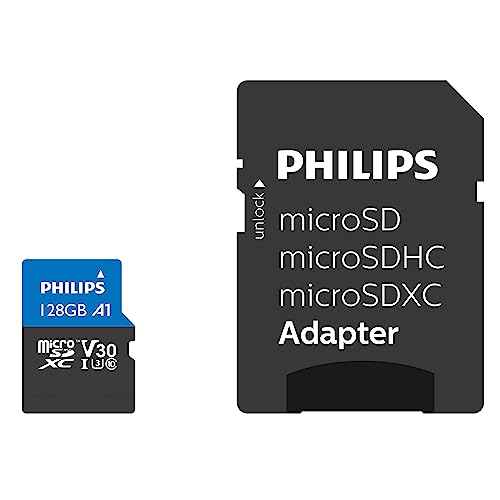 Philips Ultra Pro Carte microSDXC 128 Go + SD adapteur... en promo à 20,89€ (-34%) sur Amazon FR