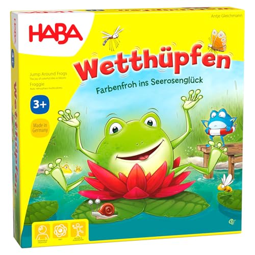 HABA 305272 Jump Around Frogs A Colourful Dice and Hopping... - Jouets & Jeux Amazon Espagne à 20.04€