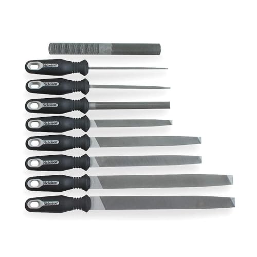 Nicholson - File Set, 9 Pc, W/Ergonomic Handle, Pouched... - Home & Kitchen Amazon UK à 61.84€