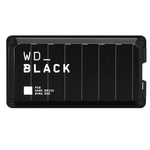 WD_BLACK P50 500GB NVMe SSD Game Drive - SSD speeds up to... en promo sur Amazon