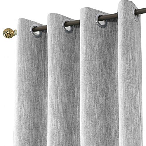 Melodieux 1 Panel Eyelet Grommet Curtains with Tiebacks... - Maison & Cuisine Amazon Royaume-Uni à 6.75€