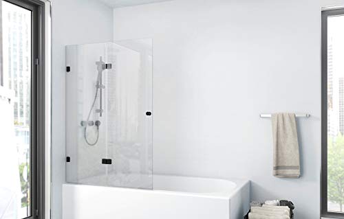 MARWELL BWF211 Gallery Folding Bath Screen Matt Black - High-Tech & Électronique en promo à 51.63€