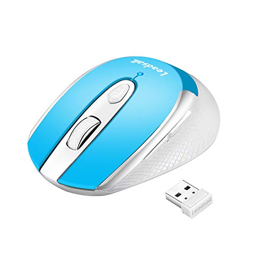 LeadsaiL Mouse senza fili silenzioso 2,4 GHz 1600 DPI... - Tech & Electronics Amazon Italy à 8.50€