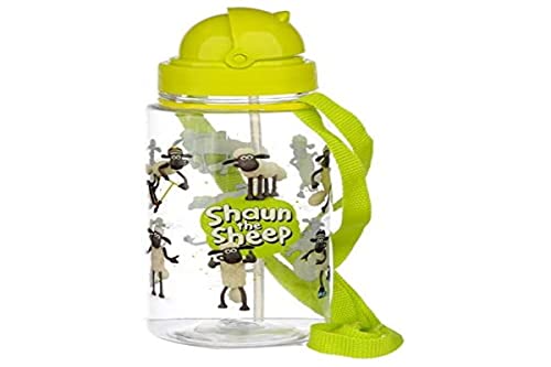 Puckator Borraccia per Bambini con Cannuccia 450ml - Shaun... - Jouets & Jeux en promo à 7.49€