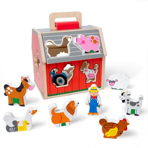 Melissa & Doug Spielzeugscheune zum Sortieren aus Holz mit... - Toys & Games Amazon Germany à 11.60€