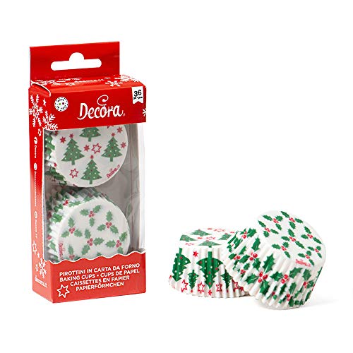 Decora 0339870 CF 36 Caissettes Holly & Stars - Loisirs Créatifs Amazon France à 2.70€