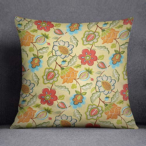 Le Jardin du Lin Kissenhüllen, Cotton, Mehrfarbig, 45x45 - Maison & Cuisine Amazon Allemagne à 6.13€