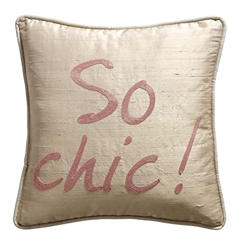 Coussin en Soie Sauvage Beige Doré "So chic" – Lounge... - Garden & Outdoor Amazon France à 20.28€