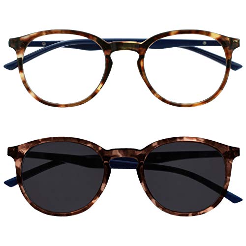 OPULIZE Met Paquete Doble Gafas De Lectura Con Lectores De... - Bon plan à 9.18€