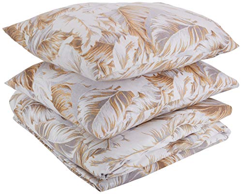 Heckett Lane Bettbezug, 240 x 220 cm, Blassgold - Maison & Cuisine Amazon Allemagne à 34.15€