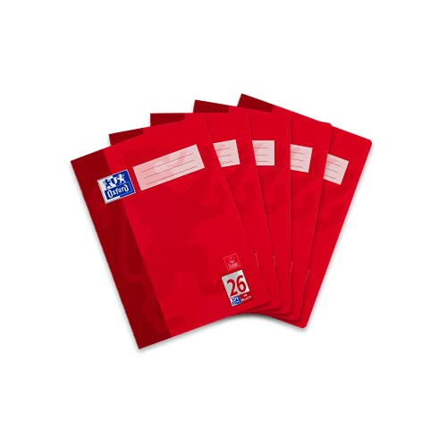Oxford Cahier scolaire - Lot de 5 en promo à 5,97€ (-58%) sur Amazon FR