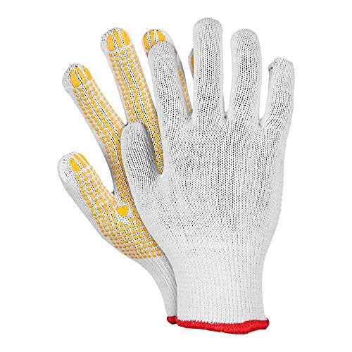 Reis Rdzny10 Lot de 12 gants de protection Blanc/jaune... - Amazon France à 2.99€