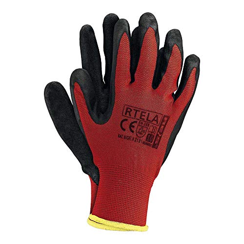 Reis RTELAC11 Lot de 12 gants de protection Rouge/noir... - Amazon France à 2.99€