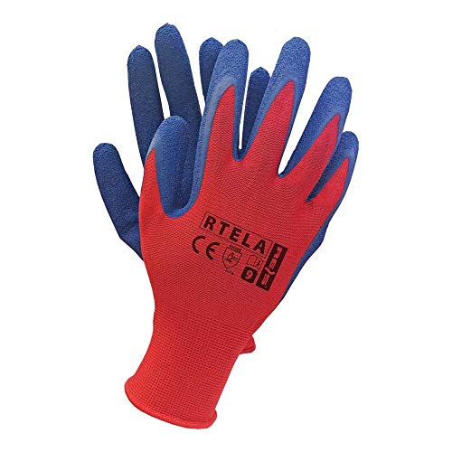 REIS RTELA_CN10 Lot de 12 gants de protection Rouge/bleu... - Fournitures Bureau Amazon France à 0.90€