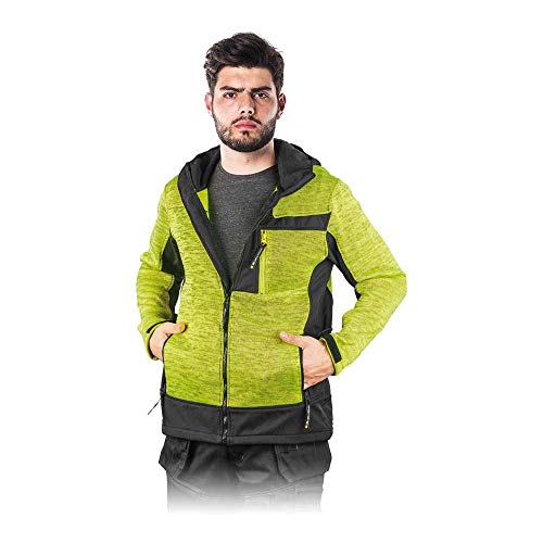 Leber&Hollman LH-Falke_Ybm Schutzjacke, Gelb-Schwarz, M... - Vente Flash Amazon -71%