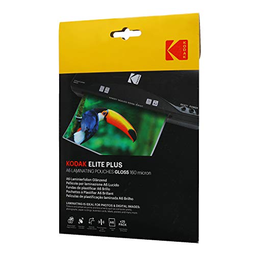 Kodak Laminierfolien, Größe A6, 25 Stück, 160 Mikron... - Maison & Cuisine Amazon Allemagne à 4.29€