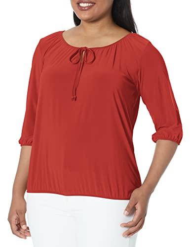 Star Vixen Camiseta Campesina de Manga 3/4 Blusas, Marrón... - Amazon Spain à 13.05€