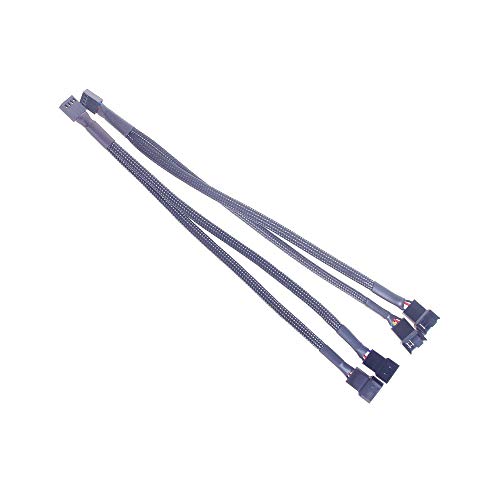 ANGEEK 1 PC 27cm 1 To 2 Way Y-Splitter Sleeved 4-Pin Molex... - High-Tech & Électronique Amazon Royaume-Uni à 5.99€