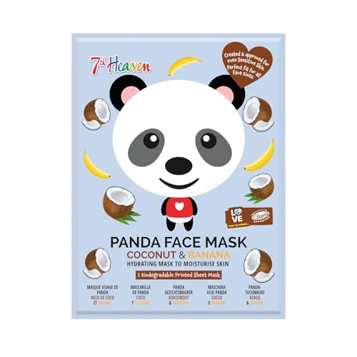 Mascarilla De Tela Animal Mask Panda 7Th Heaven - Nouvelle promo Amazon à 2.99€