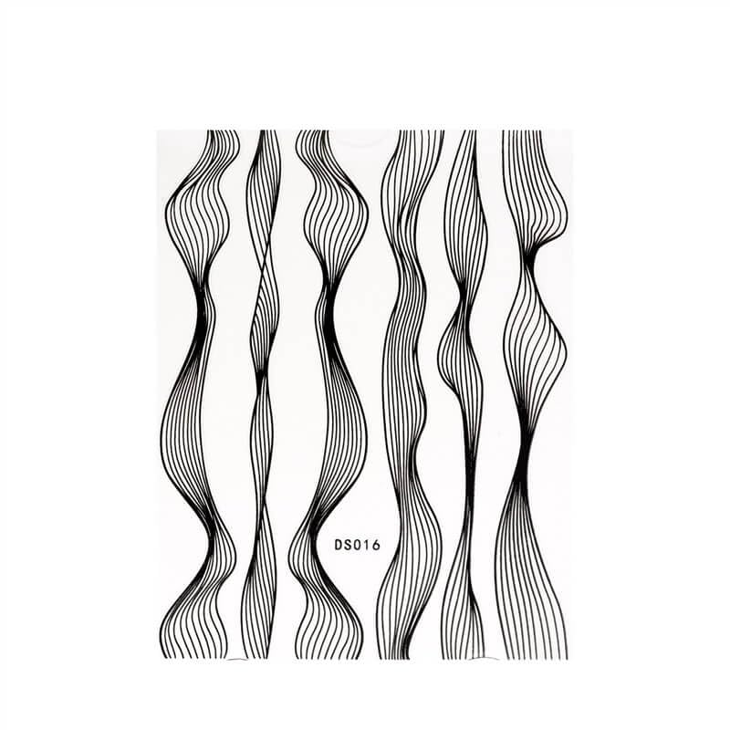 Adhesivo elástico ondulado negro Beauty Nails - Beauté & Parfums Amazon Espagne à 1.98€