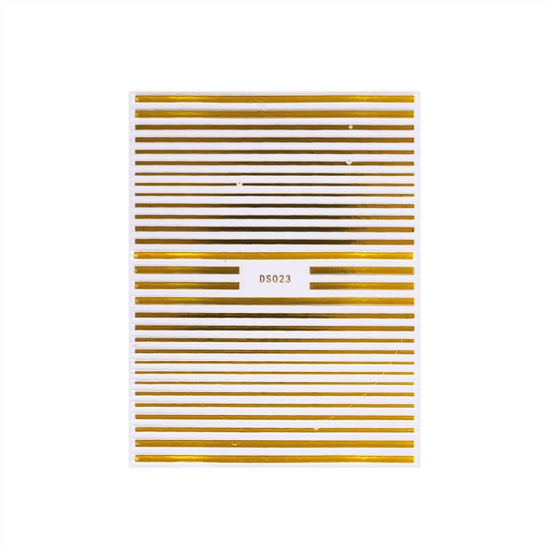 Goldene Linie elastischer Aufkleber Beauty Nails DS023-28 - Beauté & Parfums Amazon Allemagne à 1.98€