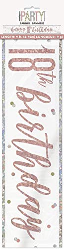 Unique 84852 - Banderole de 18e Anniversaire - 2.74 m... - Maison & Cuisine Amazon France à 0.91€