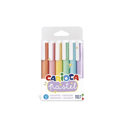 Carioca Evidenziatori Pastel - 6 Pz - Auto & Motorcycle Amazon France à 4.60€
