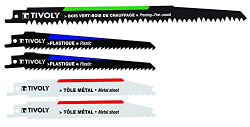 TIVOLY XT505820001 COMPO 5 Lames de Scie Sabre - Bricolage & Outils Amazon France à 15.20€