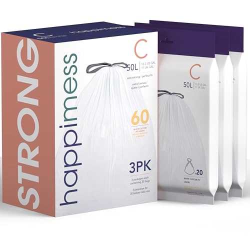 happimess HPM3000C-WHITE - Fodera per bidone della... - Home & Kitchen Amazon Italy à 12.23€