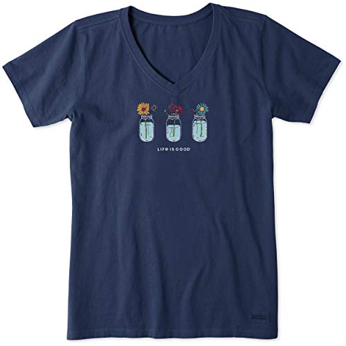 Life Is Good Camisa Floral Jars para Mujer - Amazon Spain à 9.79€