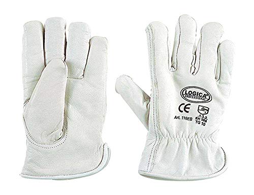 Guanti Fiore Bianco Felpato Thinsulate Mis.11 Logica - Santé & Bien-être en promo à 5.34€