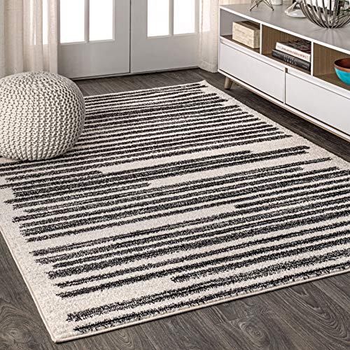 JONATHAN Y MOH207A-8 Khalil Tapis berbère Moderne rayé... - Maison & Cuisine en promo à 71.05€