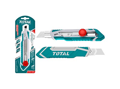 TOTAL - Cutter - Pour lames 18 x 100 mm - Poignée... - Maison & Cuisine Amazon France à 2.87€