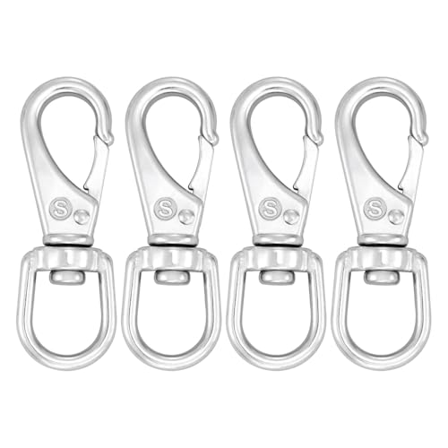 SHONAN Stainless Steel Swivel Eye Snap Hook- 4-Pack (3-1/2... - Pet Supplies Amazon UK à 7.99€