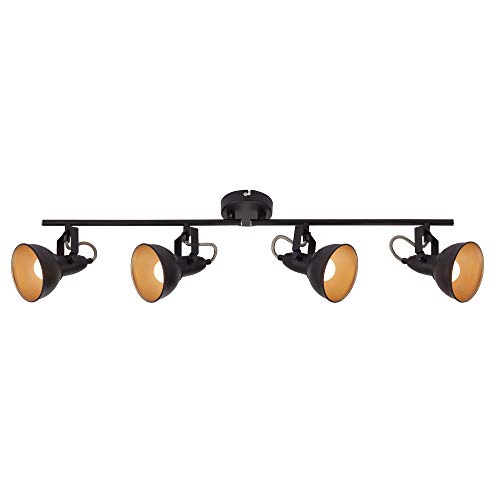 BRILONER - Lámpara de Techo, 4 focos, retro, iluminación de... - Home & Kitchen Amazon Spain à 20.99€
