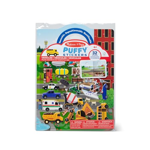 Melissa & Doug Bauschige Sticker Fahrzeug-Spielset... - Jouets & Jeux Amazon Allemagne à 22.91€