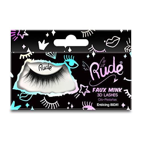 Rude Cosmetics Essential Faux Mink 3D Lashes - Enticing For... - Beauté & Parfums Amazon France à 4.50€