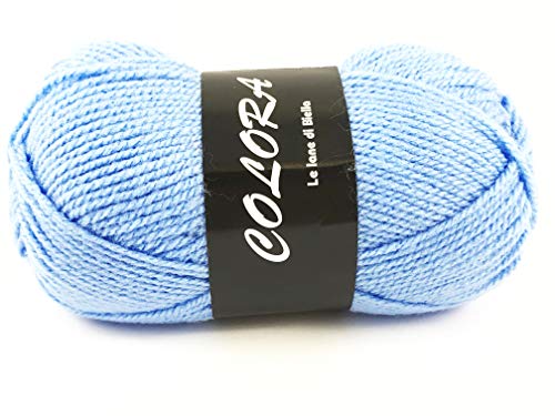tresfere Lana di Biella Colora, 50g per Uncinetto e Ferri... - Sports & Fitness Amazon Italie à 1.50€