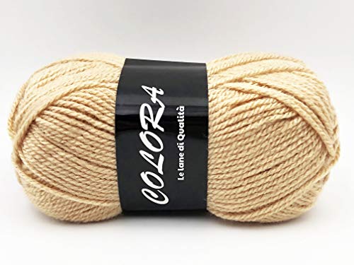 tresfere Lana di Biella Colora, 50g per Uncinetto e Ferri... - Sports & Fitness Amazon Italie à 1.40€