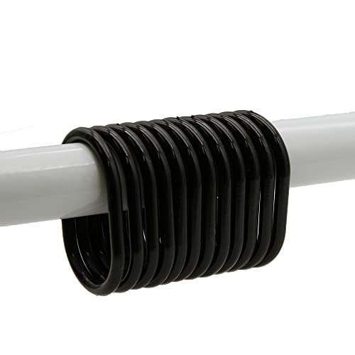 Evideco Duschvorhangringe aus Kunststoff, transparent, 12... - Deal Amazon à 6.65€