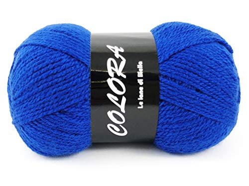 tresfere Lana di Biella Colora, 50g per Uncinetto e Ferri... - Sports & Fitness Amazon Italie à 1.40€