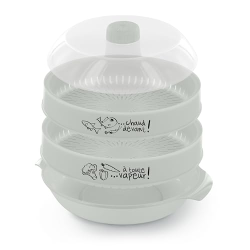 Cuisy KC2155 Vapor - Cocinado con 2 Pisos de Plástico, 21 x... - Maison & Cuisine Amazon Allemagne à 9.78€