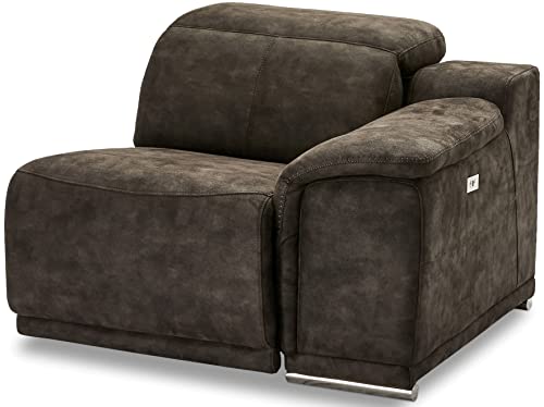 Ibbe Design Modul Sofa Braun Stoff 1 Sitzer mit Armlehne... - Maison & Cuisine Amazon Allemagne à 642.43€