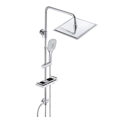 JOHO Colonne de Douche Hydromassante avec Étagère Douche... - Beauté & Parfums Amazon France à 56.34€