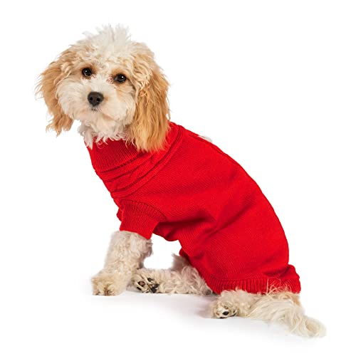 Ancol Muddy Paws Pull en Maille torsadée pour Chien Rouge... en promo à 13,50€ (-56%) sur Amazon FR