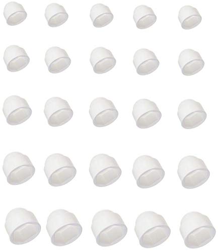 5x CACHE ECROU CAPUCHON BOUCHON PLASTIQUE BLANC VIS AUTO M4... - Bricolage & Outils Amazon France à 1.95€